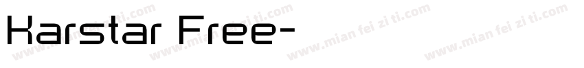 Karstar Free字体转换